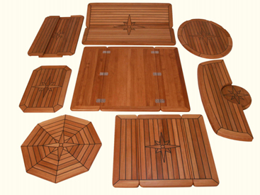 Teak Table Tops for Boats